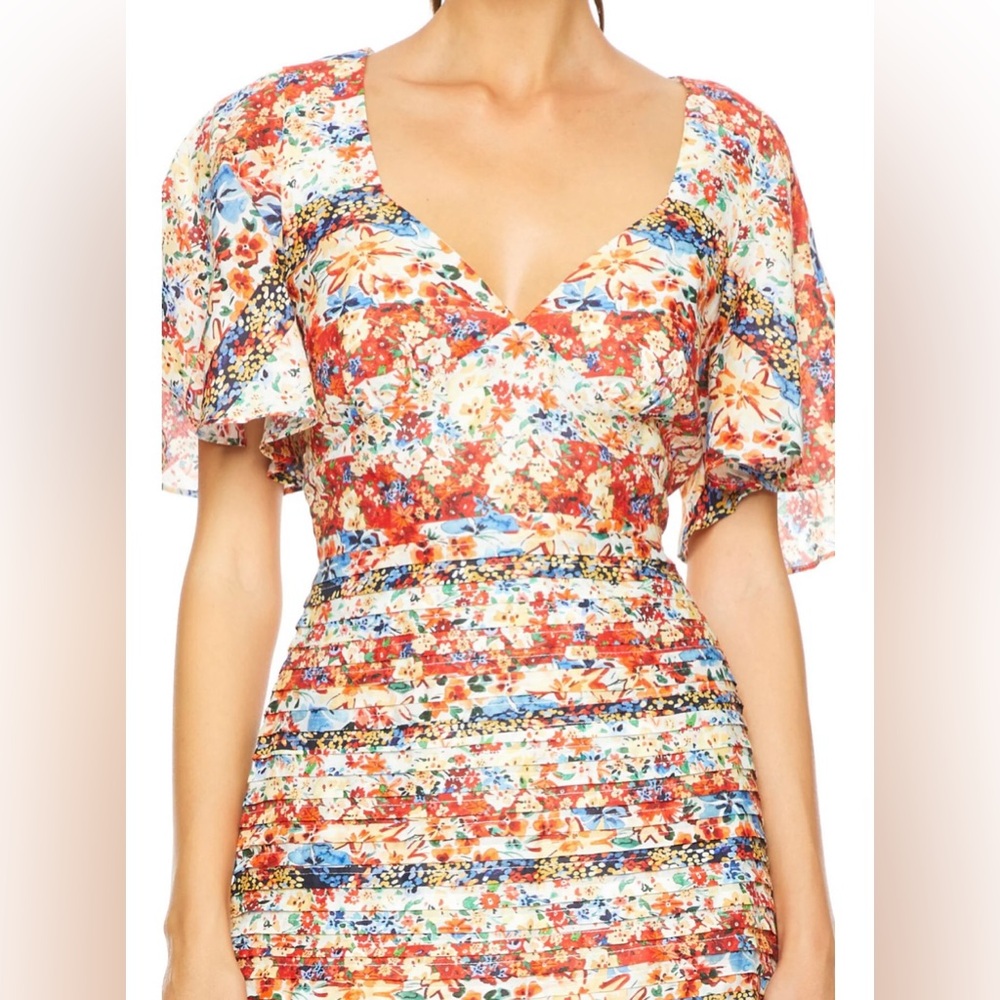 Talulah Carnevale Mini Dress, Size Large | 100% Linen size M. Send offers - Picture 4 of 13